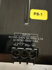 Omron S8VK-C24024 DIN Mount Power Supply 100-240VAC In, 24VDC 10A Out 240W