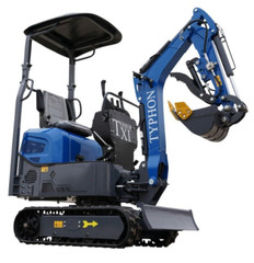 TERROR XI Mini Excavator 1 Ton Digger 13.5hp Gas Tracked Crawler B&S EPA Engine