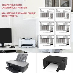 150-12000 Address Shipping Labels 4″ x 3 1/3″ For Laser & Inkjet Printers 6-UP