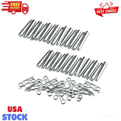 30 Sets Aluminum Conical Coupler Pins with R-Clip Stage Lights Truss Accessories