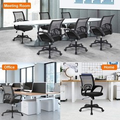 BestOffice Ergonomic Office Chair, Lumbar Support, Adjustable Height with Armres
