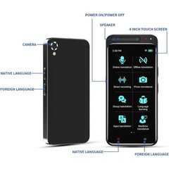 Portable Language Translator Device 138 Languages 4.1″ Touch Real Time Offline