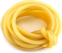 10FT 1/4 OD 3/16 ID Natural Latex Rubber Tubing Surgical Tube for Home