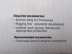 Large Stainless Steel Port A Wrap Lowering W/ 3/4″ X 16ft Eye Sling Arborist