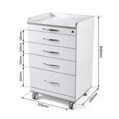 Dental Cart Cabinet Trolley /LED Electric Micro Motor Brushless /1:5 Handpiece