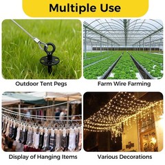 1/8 Inch Wire Rope, 120FT Stainless Steel Cable, 7X7 Strands Steel Wire Kit with