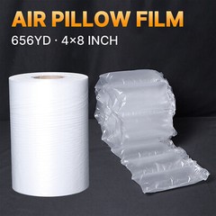 Air Pillow Film 1968 ft x 4″ x 8″ Air Cushion Machine Film Bubble Packaging Roll