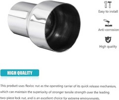 2.25″ ID to 3″ OD Exhaust Pipe Adapter Connector Reducer 304 Stainless Steel 2.2