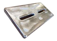 Divers Dream Plate Zinc Anode – Bolt-on .5 inch X 6 inches X 12 inches