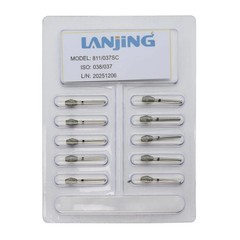 Dental Diamond Burs FG 811/037SC Barrel Bur Super Coarse High Speed Multi-use