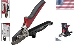 Hand-Powered Notcher – Clean 30° Cuts with 13/16′ Throat Depth & Non-Slip Handle