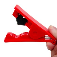 Litoexpe 3pcs PTFE Plastic Tubing Cutter, Red Pipe Cutter, Square Tubing Hose…