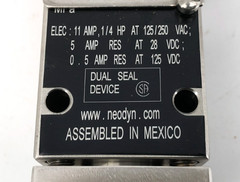 New ITT 122P88CC6540 Adjustable Pressure Switch 700-1500psig 11A – No Box