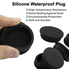 5Pcs Waterproof Silicone Rubber Plugs for 2″ Round Holes – Flexible Stopper Caps