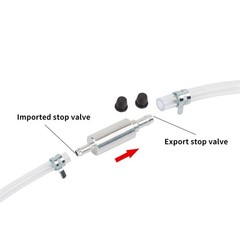2PCS Brake Bleeder Hose One Way Check Valve Tube Bleeding Tool for Car Motorcyle