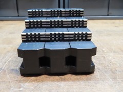 Set of 3 SMW AUTOBLOK GST 260 quick change monoblock stepped steel hard jaws