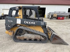 2013 John Deere 323D Skid Steer Crawler Loader Aux Hyd Bucket Forks bidadoo
