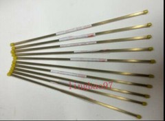 100Pcs Ø0.70-Ø1.40 X400 mm CNC EDM Drilling Electrodes Single Channel Brass Tube