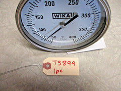 WIKA Thermometer Temperature Gauge 0-400F, 5″ Display, 12″ Stem, 1/2″ NPT Conn.