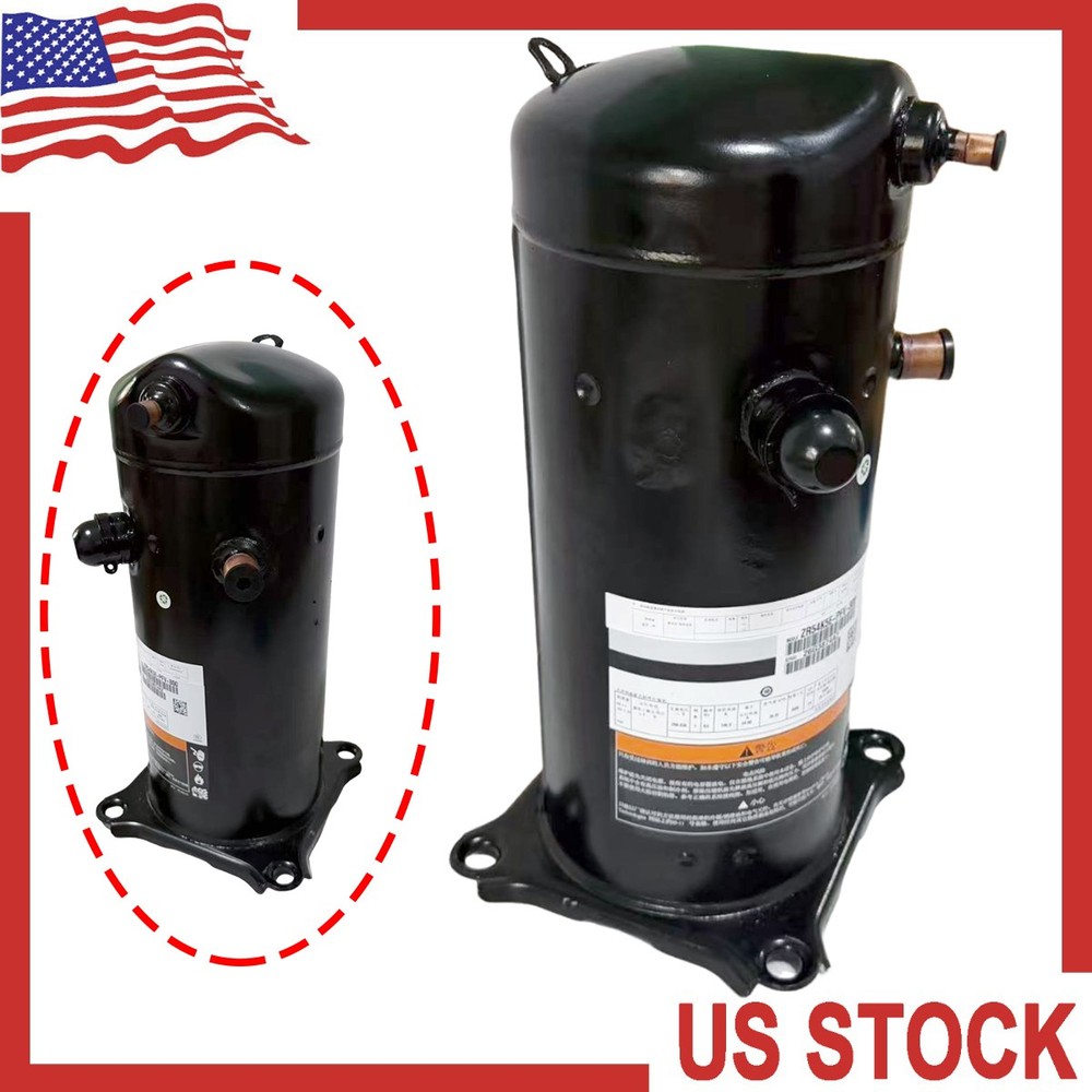 Scroll Compressor 208-230V 1PH 4.5 Tons R-22 For Copeland ZR54K5E-PFV-800 USA