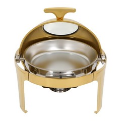 3Pcs 6L Chafing Dishes with Fuel Holders & Handle Stainless Steel Buffet Dishes