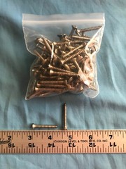 10 Pounds of Assorted Sizes & Lengths Stainless Steel Screws / Bolts Hardware