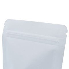 100pcs New Rounded Corner White Kraft Stand Up QuickQlick™ Bags Different Sizes