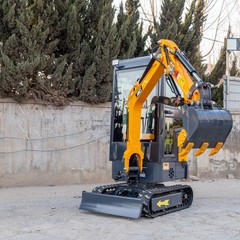 MMS Mini Excavator 13.5hp 1.4Ton Gas B&S EPA Engine With Swing Boom