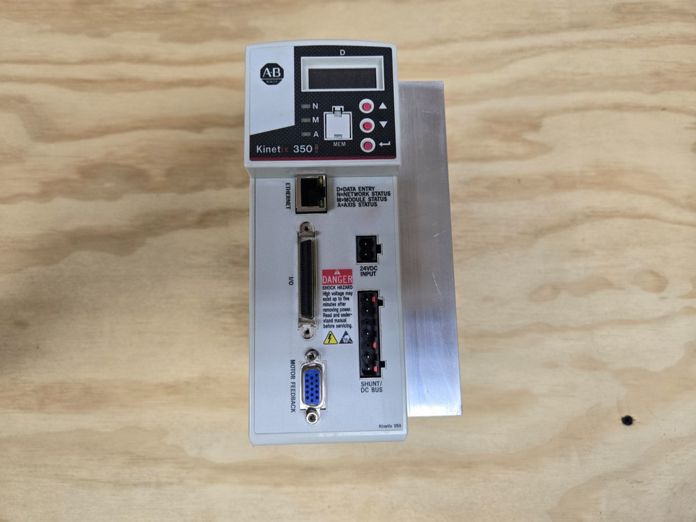 100% Tested Watch Video 2097-V34PR5-LM Ser A Allen Bradley Kinetix 350