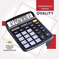 Compact 4-Function Calculator with Big Buttons & LCD – School or Office Use