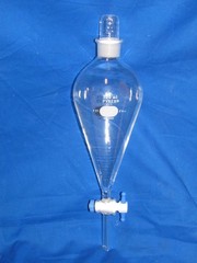 Pyrex 500ml Separatory Funnel #27 Stopper Neck, #6404