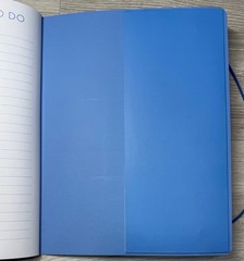 2026 Monthly 12 months Planner Orange Circle Studio OCS BOHO Blue Flowers Medium