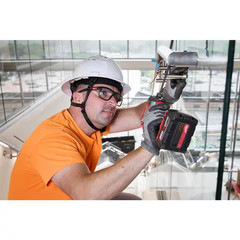 Brown Full Frame Anti-Scratch Safety Glasses with Removable Side Shields