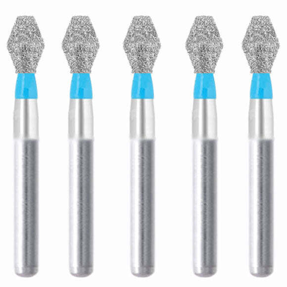 Double Conical Symetrical Short 3.5mm Dia Medium Diamond Bur 5/PK |1839-037.35M2