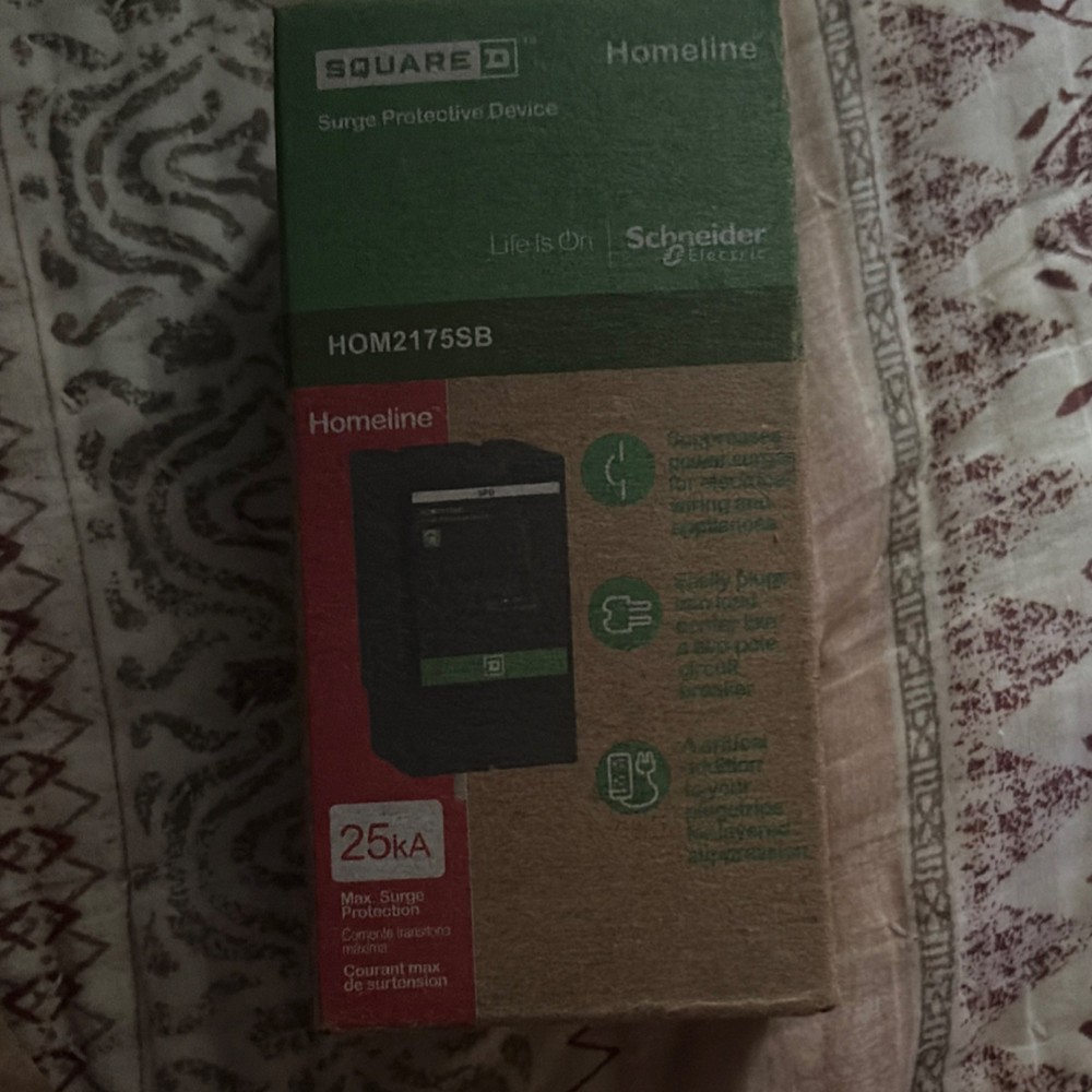 Schneider Electric HOM2175SB Surge Protector Plug-On Neutral 25kA