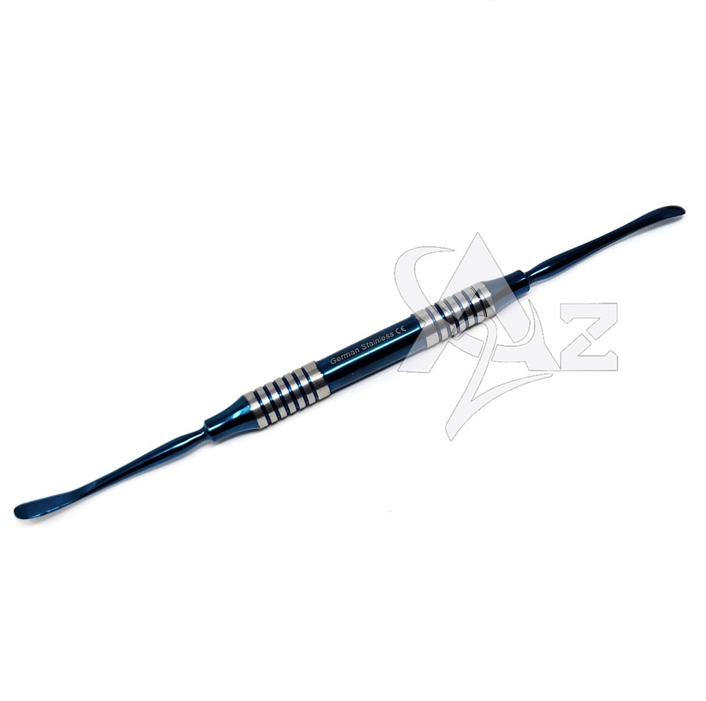 German Dental Freer Surgical Periosteal Elevator Titanium Blue Double Ended