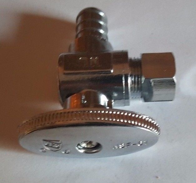 40 Pcs. 1/2″ Pex X 3/8″OD Comp. Angle Valve, Lead Free Brass, Pex Angle Valve
