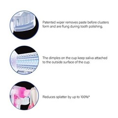 Hygiene Disposable prophy angle AntiSplatr SOFT CUP Lotus Technology -500 Count