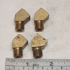 NEW BRASS 45° STREET ELBOW 1/8″ MNPT X 1/8″ FNPT