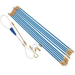 Practical Electrician Fiberglass Rod Glow Rods Wire Fishing Tools Cable Puller