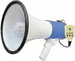 Pyle PMP59IR 50W Megaphone W/ Record & Rechargeable Battery iPod/MP3 Input