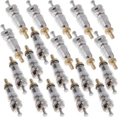 20 Pack Valve Core Replacement Copper High Pressure R22 R32 R410A Schrader Valve
