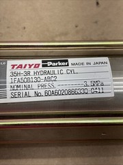 TAIYO 35H-3R 1FA50B130-ABC2 DOUBLE ACTING HYDRAULIC CYLINDER Fast Shipping.