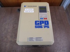 Yaskawa GPD 506/P5 AC Drive CIMR-P5M4011 20HP 3Ph w/ Keypad Used