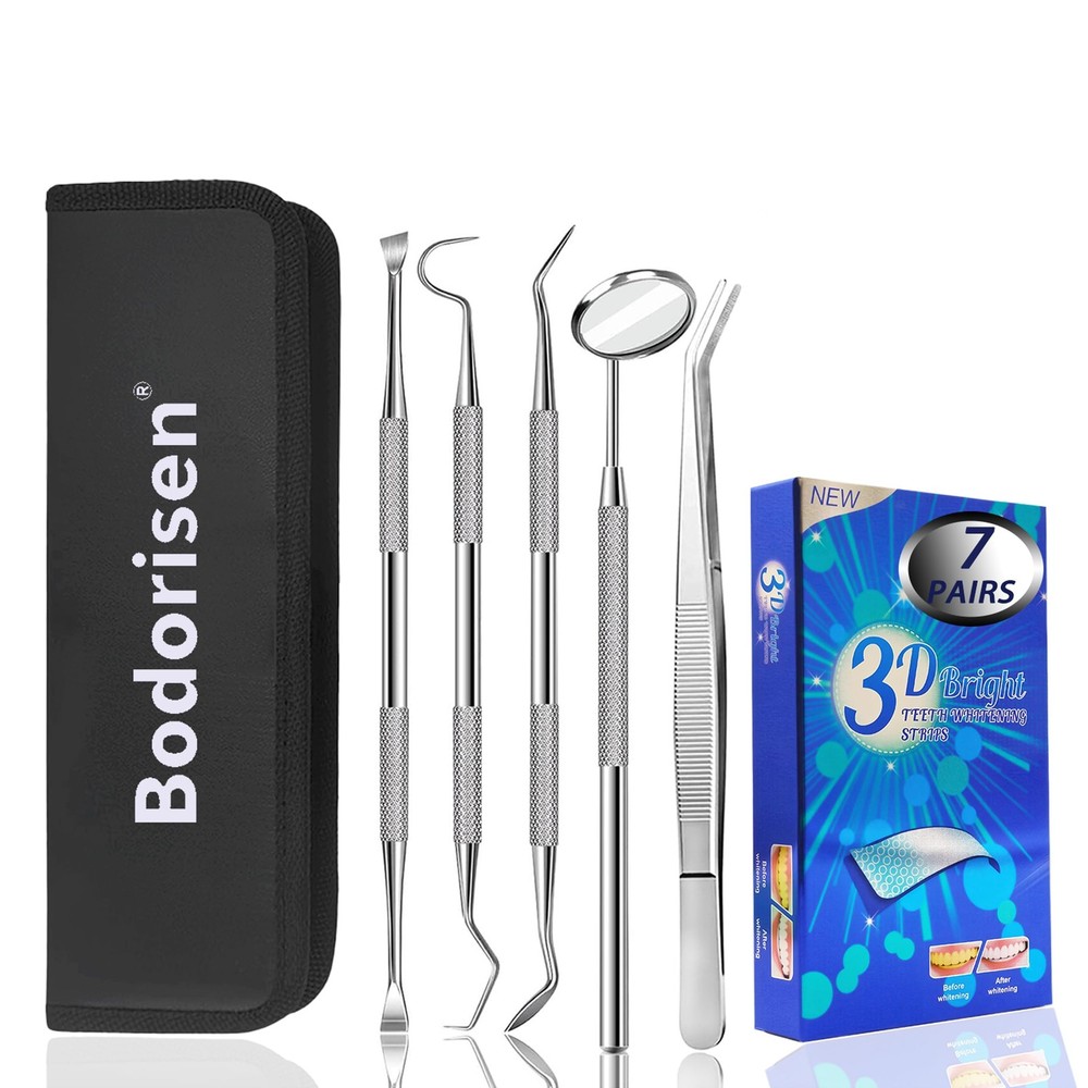 Dental Cleaning & Whitening Kit for Personal Use, 7 Count (Pack of 1)