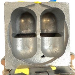 Erico Cadweld XBM2Q2Q Graphite Mold for Welding Cable to Cable with Handle Clamp