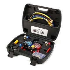 4 Way A/C Manifold Gauge Set – R134A R410A R404A R22^^