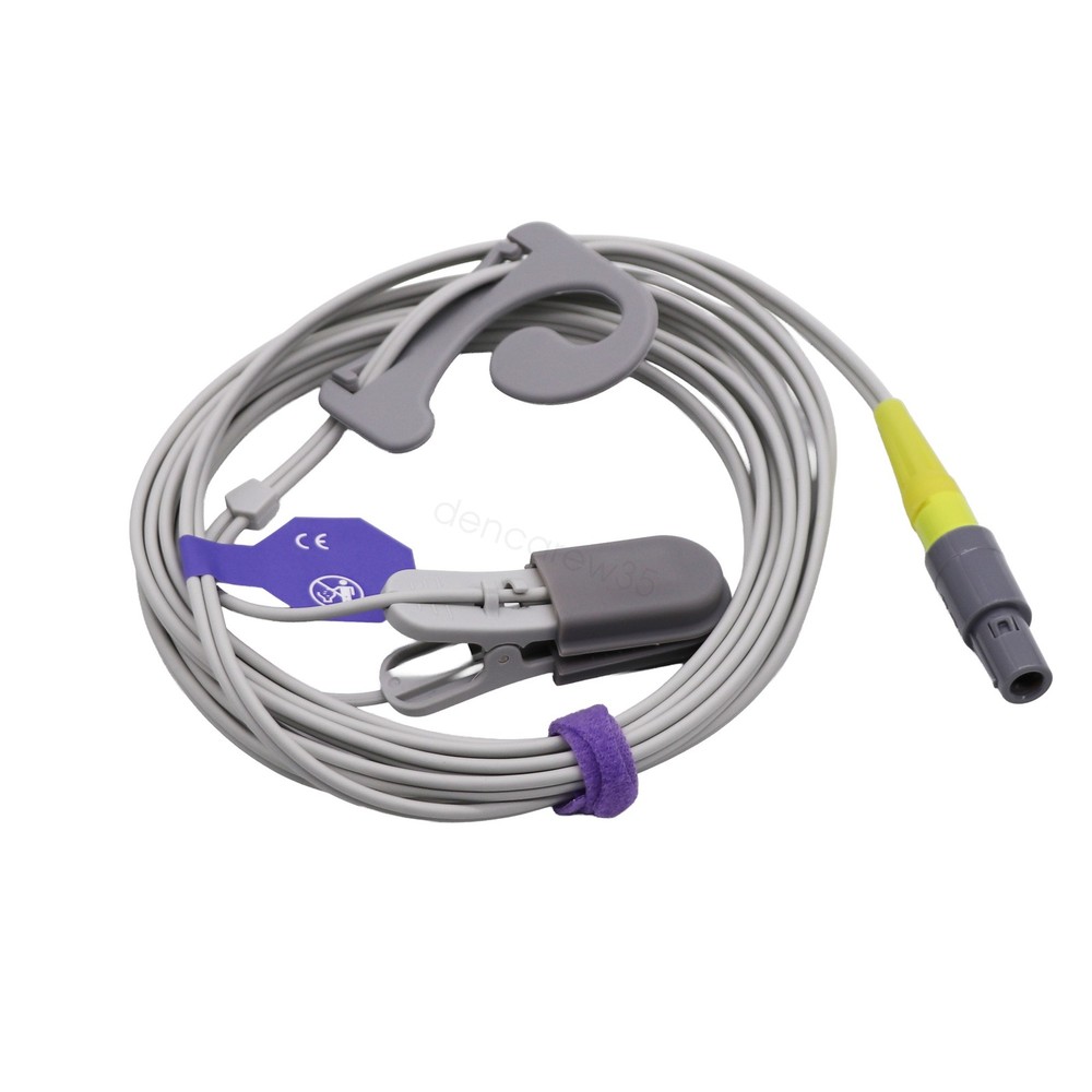Adult/Vet Ear Clip SpO2 Probe Sensor For CONTEC CMS7000/8000 Pulse Oximeters.US