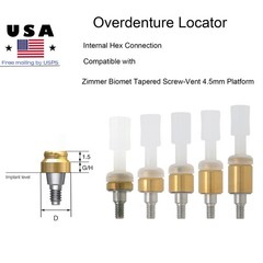 US Dental Attachment Locator Abutment for Hiossen/Zimmer/Nobel Biocare/Bego/Mis