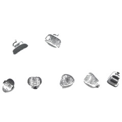 1 Box/28pcs Dental Orthodontic Metal Lingual Brackets Brace Buccal Tubes
